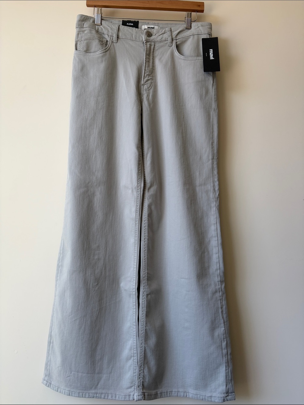 MAVI Alena High-Rise Straight Leg Mirage Gray Jeans Super Stretchy Women’s 28